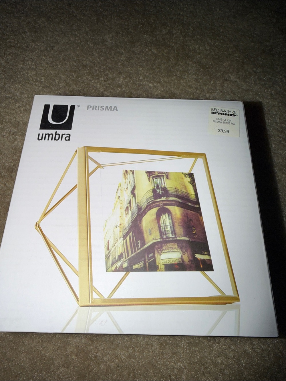 Umbra Prisma Gold Geometric Photo Frame